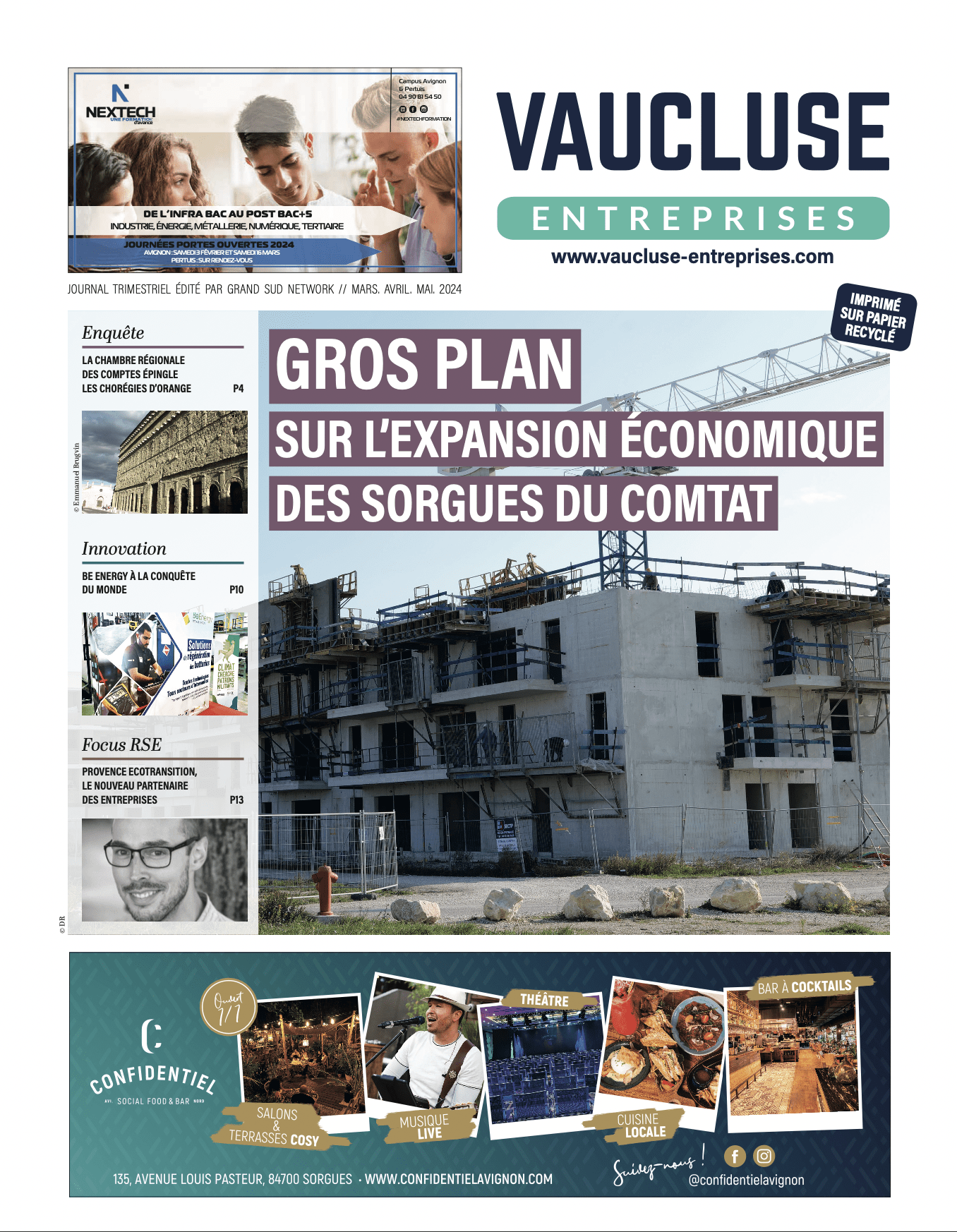 Journal 10 Vaucluse entreprises