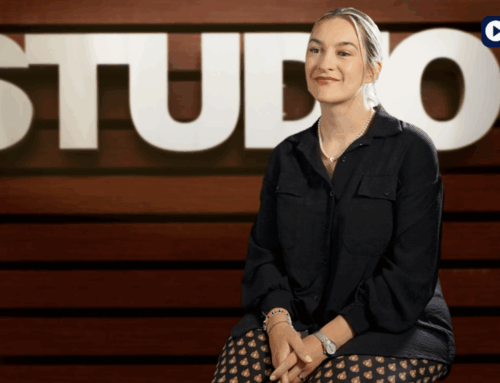 Marlène Bergeon (Babychou Services) au micro du podcast vidéo « Comme à la maison »